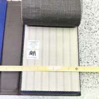 15CN1578 CANONIC 21μ WOOL&LINEN TROPICAL Stripe Beige[Textile] CANONICO Sub Photo