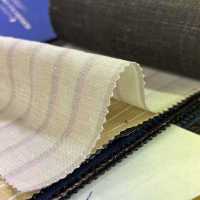 15CN1578 CANONIC 21μ WOOL&LINEN TROPICAL Stripe Beige[Textile] CANONICO Sub Photo