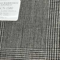15CN1580 CANONIC 21μ WOOL&LINEN TROPICAL Brown Glen Check[Textile] CANONICO Sub Photo