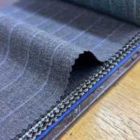 15CN1592 CANONIC TROPICAL CHINE Brown Pinstripe[Textile] CANONICO Sub Photo