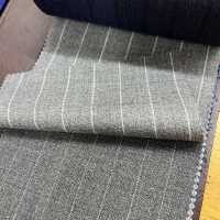 15CN1598 2025SS CANONIC 21μ RUSTIC TROPICAL Pencil Stripe Grey[Textile] CANONICO Sub Photo