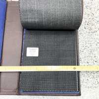15CN1601 CANONIC MESH SUITING (Without Ears) Glen Check Dark Grey[Textile] CANONICO Sub Photo