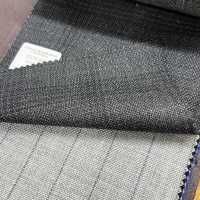 15CN1601 CANONIC MESH SUITING (Without Ears) Glen Check Dark Grey[Textile] CANONICO Sub Photo