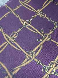 URJ-093 Made In Italy 100% Cupra Printed Lining Belt Check Wine Red TCS Sub Photo