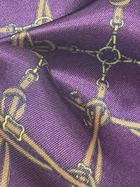 URJ-093 Made In Italy 100% Cupra Printed Lining Belt Check Wine Red TCS Sub Photo