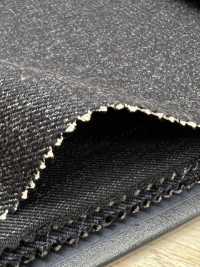 NMAFD001-039 NIKKE WOOL DENIM Black No Pattern Single Thread 120 Single Thread[Textile] Nickel Sub Photo