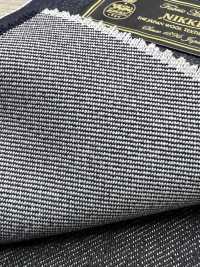 896S4311-38 NIKKE WOOL DENIM Navy Blue No Pattern Single Thread 140 Single Thread[Textile] Nickel Sub Photo