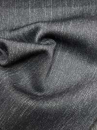 NMAFD009-51 NIKKE WOOL DENIM Black No Pattern Single Thread 120 Single Thread[Textile] Nickel Sub Photo