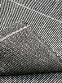 896M2320-518 NIKKE TRAVEL Gray Windowpane S120s[Textile] Nickel Sub Photo