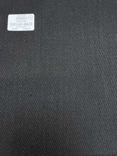 59540-88 26AW HERDREX [MOKUORI] Mokuori Dark Brown Kersey Twill Deodorant Wool