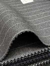 59542-49 25AW HERDREX [MOKUORI] Mokuori Gray Pencil Stripe Deodorant Wool[Textile] Kunishima Co., Ltd. Sub Photo