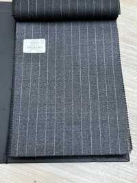 59542-63 25AW HERDREX [MOKUORI] Mokuori Medium Gray Pencil Stripe Deodorant Wool[Textile] Kunishima Co., Ltd. Sub Photo