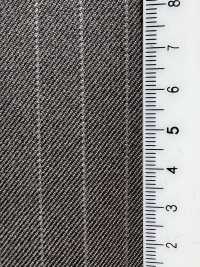 59542-77 25AW HERDREX [MOKUORI] Mokuori Brown Pencil Stripe Deodorant Wool[Textile] Kunishima Co., Ltd. Sub Photo