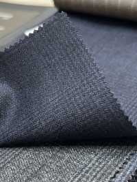 59544-24 25AW HERDREX [Siro-milled Wool] Siro-milled Wool Navy Glen Check[Textile] Kunishima Co., Ltd. Sub Photo