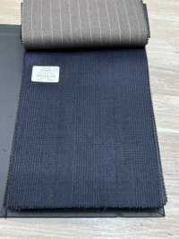 59544-24 25AW HERDREX [Siro-milled Wool] Siro-milled Wool Navy Glen Check[Textile] Kunishima Co., Ltd. Sub Photo