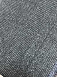 59544-45 25AW HERDREX [Siro-milled Wool] Siro-milled Wool Charcoal Heaven Gray Glen Check[Textile] Kunishima Co., Ltd. Sub Photo