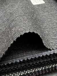 59544-45 25AW HERDREX [Siro-milled Wool] Siro-milled Wool Charcoal Heaven Gray Glen Check[Textile] Kunishima Co., Ltd. Sub Photo