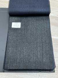 59544-45 25AW HERDREX [Siro-milled Wool] Siro-milled Wool Charcoal Heaven Gray Glen Check[Textile] Kunishima Co., Ltd. Sub Photo