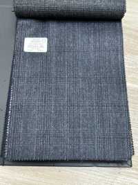 59545-36 25AW HERDREX [Siro-milled Wool] Siro-milled Wool Gray Glen Check[Textile] Kunishima Co., Ltd. Sub Photo