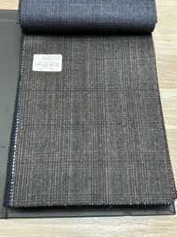 59545-85 25AW HERDREX [Siro-milled Wool] Siro-milled Wool Brown Glen Check[Textile] Kunishima Co., Ltd. Sub Photo