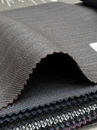 59552-88 25AW HERDREX [Brilliant Max] Brilliant Max Dark Brown Alternate Stripe[Textile] Kunishima Co., Ltd. Sub Photo