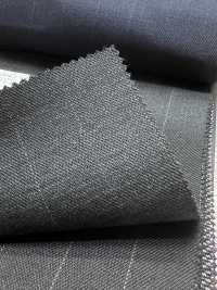 49573-49 25AW HERDREX [Brilliant Max] Brilliant Max Charcoal Heaven Gray Wide Pitch Stripe[Textile] Kunishima Co., Ltd. Sub Photo