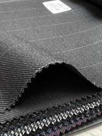 49573-49 25AW HERDREX [Brilliant Max] Brilliant Max Charcoal Heaven Gray Wide Pitch Stripe[Textile] Kunishima Co., Ltd. Sub Photo