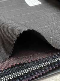 49573-85 25AW HERDREX [Brilliant Max] Brilliant Max Dark Brown Wide Stripe[Textile] Kunishima Co., Ltd. Sub Photo