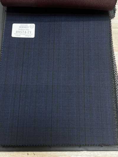 49574-21 26AW HERDREX [Brilliant Max] Brilliant Max Navy Blue Check
