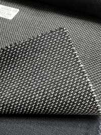 39521-99 25AW HERDREX [Brilliant Max] Brilliant Max Charcoal Heaven Gray Bird's-eye Pattern[Textile] Kunishima Co., Ltd. Sub Photo