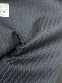 39525-30 25AW HERDREX [80 SUPER 100'S NINE MONTH] Navy Shadow Stripe[Textile] Kunishima Co., Ltd. Sub Photo