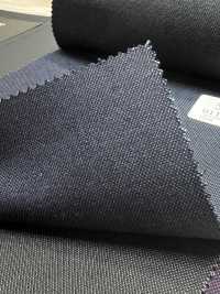 01163-42 25AW HERDREX [Silk & Wool] Silk And Wool Navy No Pattern[Textile] Kunishima Co., Ltd. Sub Photo