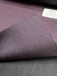 01163-85 25AW HERDREX [Silk & Wool] Silk And Wool Purple No Pattern[Textile] Kunishima Co., Ltd. Sub Photo