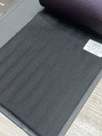 49578-17 25AW HERDREX [Silk & Wool] Silk And Wool Black Shadow Stripe[Textile] Kunishima Co., Ltd. Sub Photo