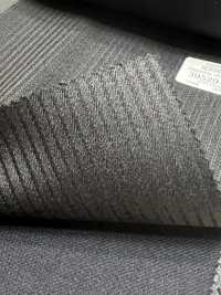 39529-53 25AW HERDREX [PREMIUM VENETIAN] Premium Venetian Charcoal Heaven Gray Gray Shadow Stripe[Textile] Kunishima Co., Ltd. Sub Photo