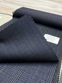 59432-38 25AW BEST SELECTION [N-STRETCH] N-STRETCH Charcoal Heaven Gray Shadow Stripe[Textile] Kunishima Co., Ltd. Sub Photo