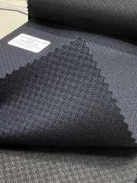 59435-25 25AW BEST SELECTION [Lustre] Luster Navy Check Woven Pattern[Textile] Kunishima Co., Ltd. Sub Photo