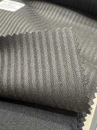 59436-87 25AW BEST SELECTION [Lustre] Luster Gray Shadow Stripe[Textile] Kunishima Co., Ltd. Sub Photo