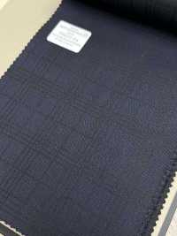 59437-24 25AW BEST SELECTION [Lustre] Luster Navy Shadow Check[Textile] Kunishima Co., Ltd. Sub Photo