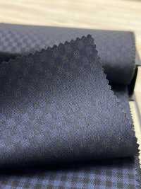 49457-38 25AW BEST SELECTION [Lustre] Luster Navy Checkered Shadow[Textile] Kunishima Co., Ltd. Sub Photo