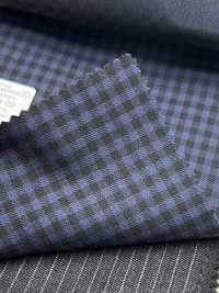59438-20 25AW HERDREX [80 SUPER 100'S NINE MONTH] Navy Check[Textile] Kunishima Co., Ltd. Sub Photo