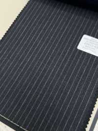 29412-62 25AW BEST SELECTION 【80 SUPER 100'S NINE MONTH】 Charcoal Heaven Gray Stripe[Textile] Kunishima Co., Ltd. Sub Photo