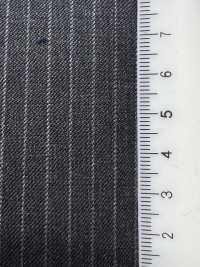 29412-62 25AW BEST SELECTION 【80 SUPER 100'S NINE MONTH】 Charcoal Heaven Gray Stripe[Textile] Kunishima Co., Ltd. Sub Photo