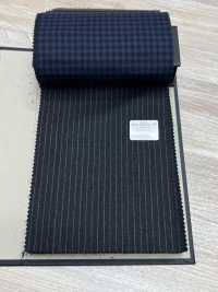 29412-62 25AW BEST SELECTION 【80 SUPER 100'S NINE MONTH】 Charcoal Heaven Gray Stripe[Textile] Kunishima Co., Ltd. Sub Photo
