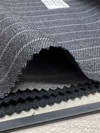 09406-40 25AW BEST SELECTION [traditional Fabric] Traditional Fabric, Water-repellent Stretch, Gray Stripe[Textile] Kunishima Co., Ltd. Sub Photo