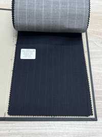 09414-25 25AW BEST SELECTION [traditional Fabric] Traditional Fabric Navy Shadow Stripe[Textile] Kunishima Co., Ltd. Sub Photo