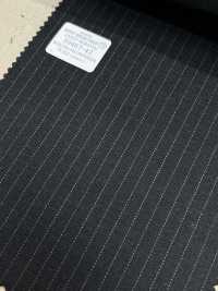 39467-42 25AW BEST SELECTION 【FANCY WORSTED】 Fancy Worsted Charcoal Heaven Gray Stripe[Textile] Kunishima Co., Ltd. Sub Photo