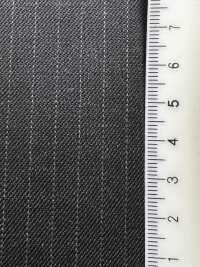 39467-42 25AW BEST SELECTION 【FANCY WORSTED】 Fancy Worsted Charcoal Heaven Gray Stripe[Textile] Kunishima Co., Ltd. Sub Photo