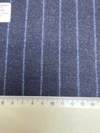 55CN5506 CANONICO JERSEY WORSTED FLANNEL NAVY CHALK STRIPE[Textile] CANONICO Sub Photo