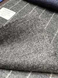 55CN5507 CANONICO JERSEY WORSTED FLANNEL GRAY CHALK STRIPE[Textile] CANONICO Sub Photo